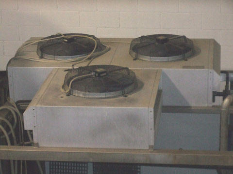 Evaporatore a pompa di calore 11000 lt. usato (particolare)